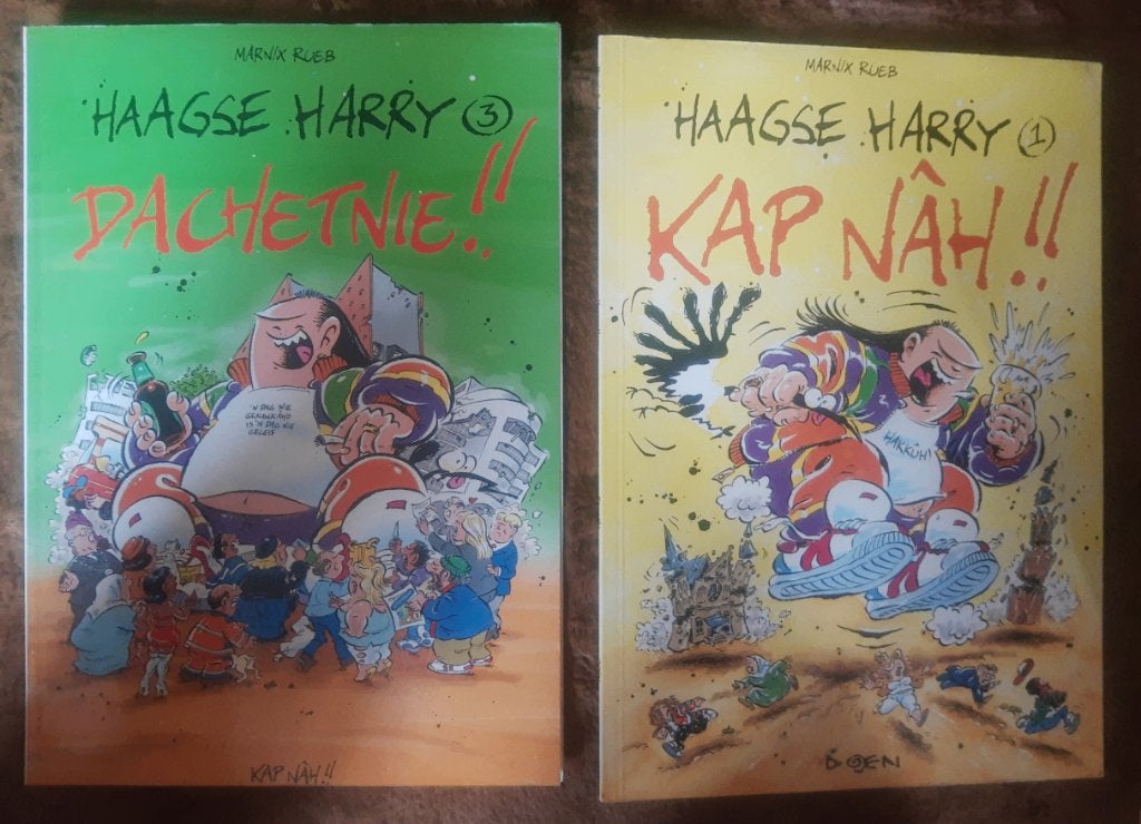 Haagse Harry 1+3 / Marnix Rueb, Boeken, Stripboeken, Meerdere stripboeken, Ophalen of Verzenden, Zo goed als nieuw