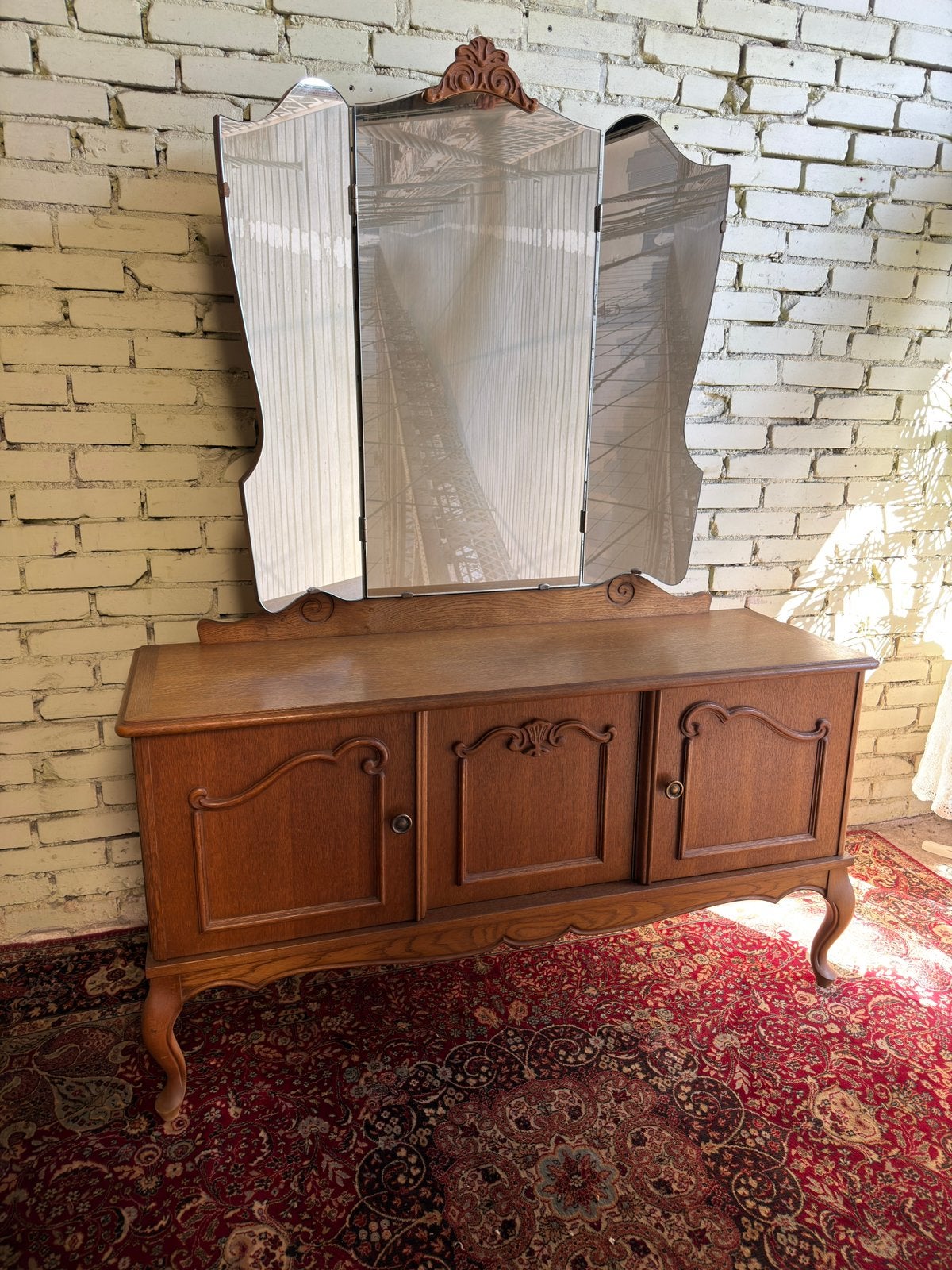 Vintage kaptafel., Huis en Inrichting, Tafels | Kaptafels, Ophalen, Zo goed als nieuw, 50 tot 100 cm, Minder dan 100 cm