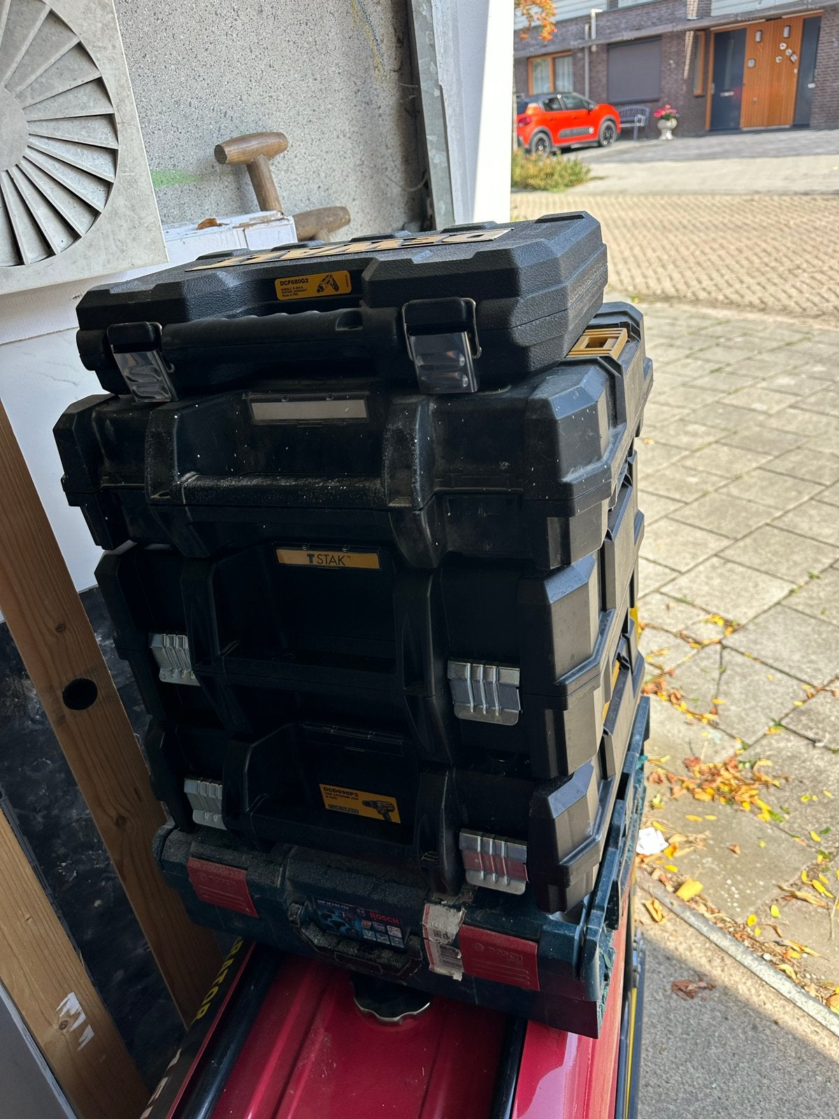 DeWalt en Bosch gereedschapskisten, Ophalen of Verzenden, Gebruikt