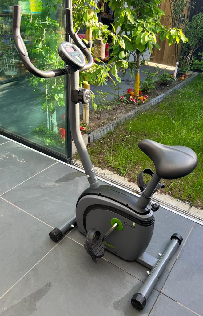 Hometrainer Tunturi cardio fit, Sport en Fitness, Fitnessapparatuur, Ophalen, Zo goed als nieuw, Hometrainer