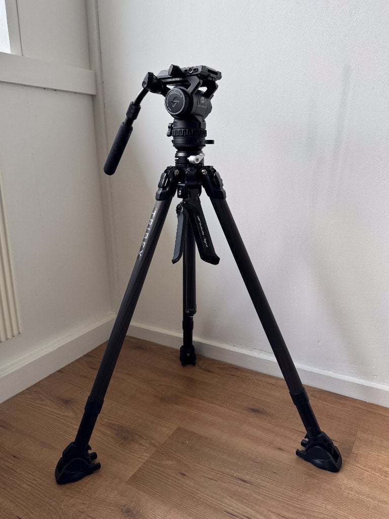 SmallRig - Potato Jet Tribex Hydraulic Carbon Fiber Tripod, Vloeistofkop, Nieuw, 150 tot 175 cm, Smallrig