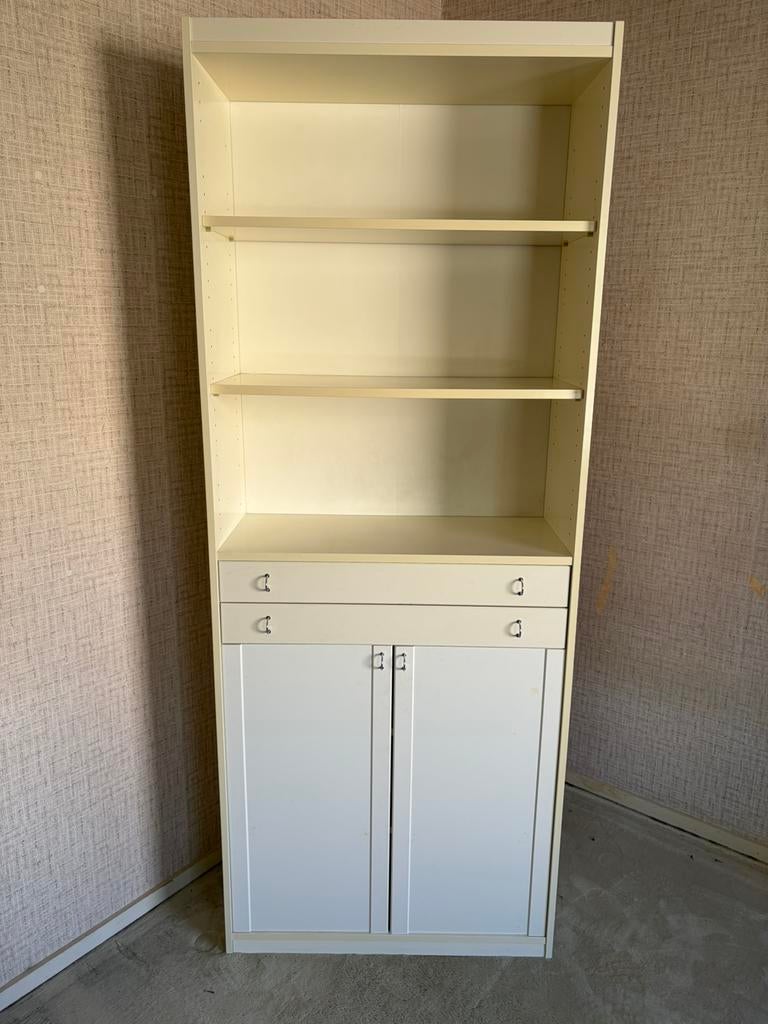 Kast met open en dicht gedeelte, Ophalen, Overige materialen, Gebruikt, Met deur(en)