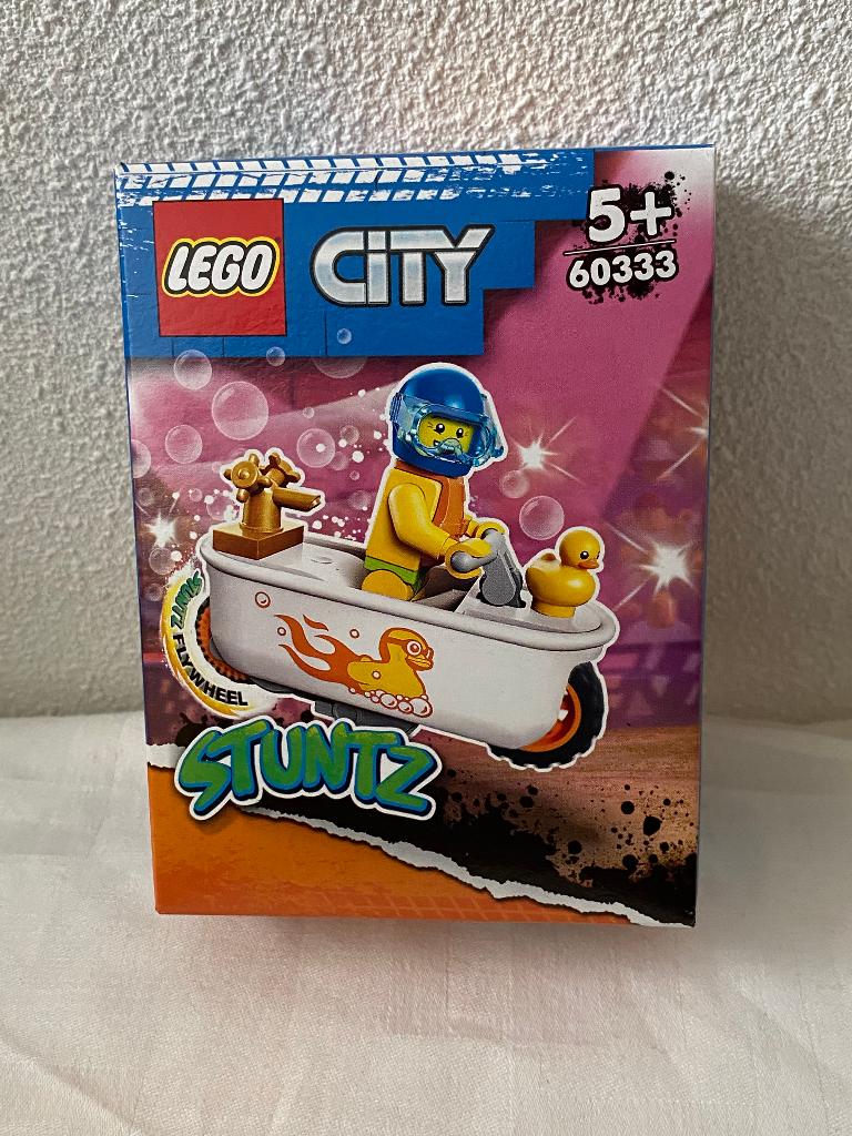 Lego 60333 City Stuntz Badkuip stuntmotor, Ophalen, City, Lego, Nieuw