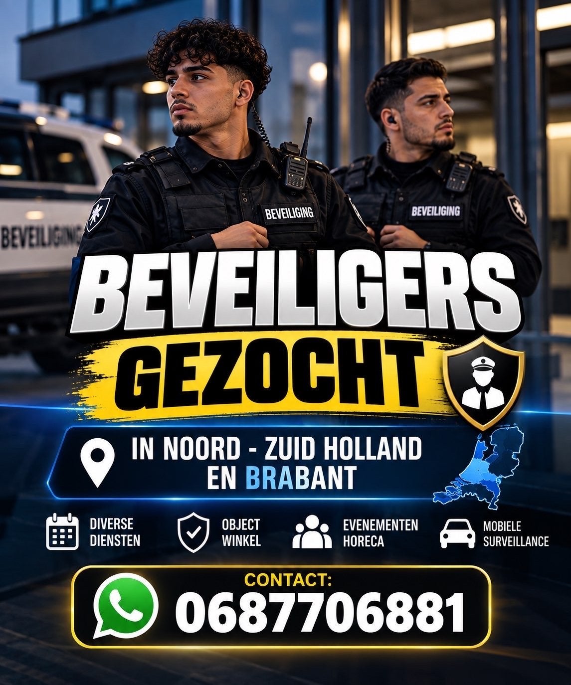 Contact: +31 6 87706881‬, Vacatures
