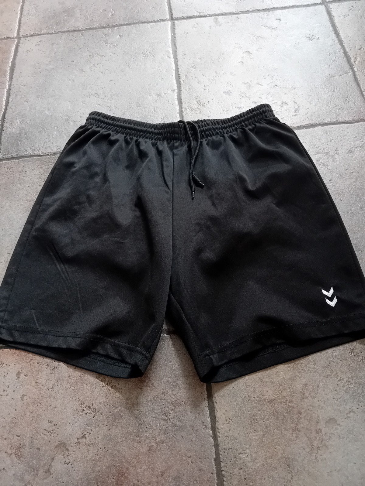 Hummel voetbal of korfbal short met binnenbroek, Zwart, Overige maten, Ophalen of Verzenden, Voetbal