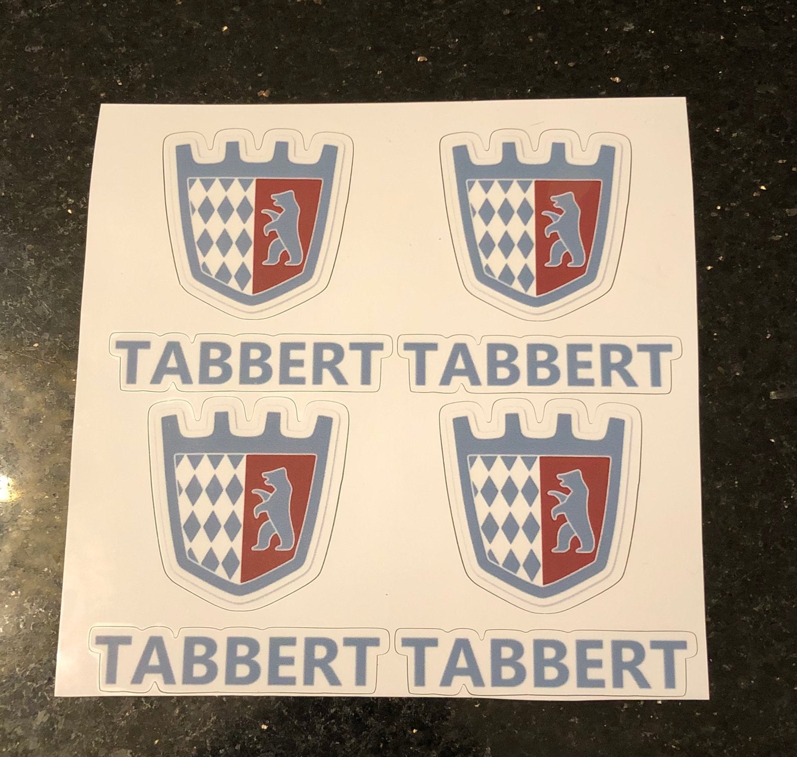 Tabbert Stickers, Caravans en Kamperen, Caravan accessoires, Ophalen of Verzenden, Nieuw