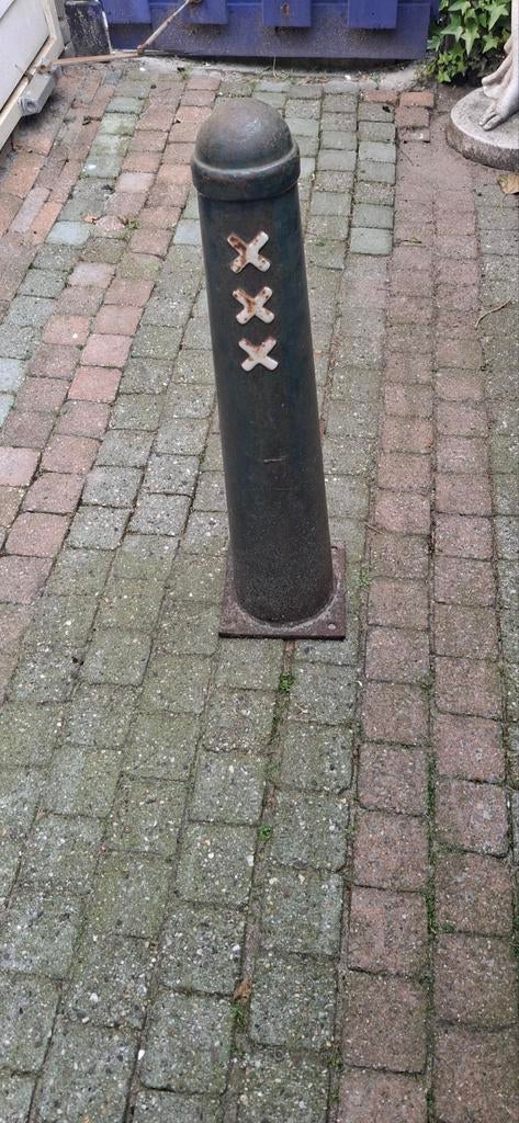 Tuin of binnen Amsterdammertje, groen met witte kruizen, Tuin en Terras, Ophalen