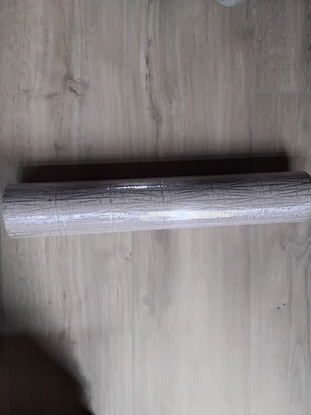 Behang 3 rollen met uniek craquelé-effect -  gouden strepen, Ophalen, Overige merken, Structuur, Modern