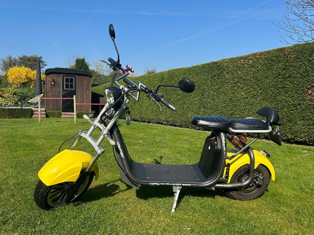 Elektrische Scooter Cruiser (bigwheel), Fietsen en Brommers, Ophalen, Gebruikt, Staal, Cruiser
