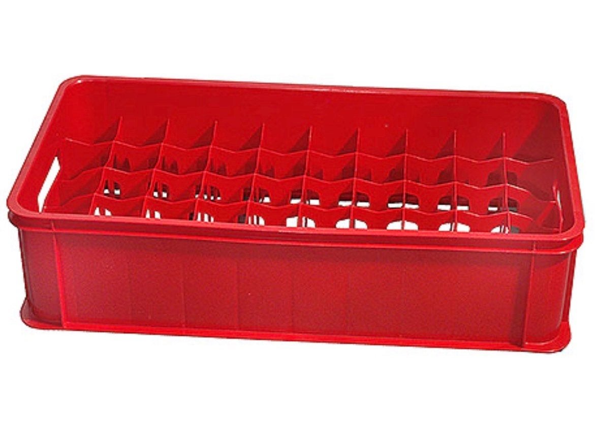 Glaswerk krat GlazenKrat 74x38x19 cm - Stapelbaar, Ophalen, 50 tot 75 cm, Minder dan 40 cm, Krat