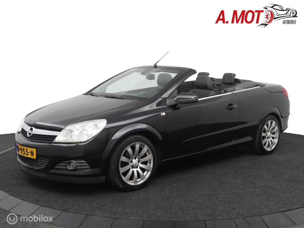 Opel Astra TwinTop 1.8 Cosmo, Auto's, Gebruikt, Zwart, 4 cilinders, Cabriolet