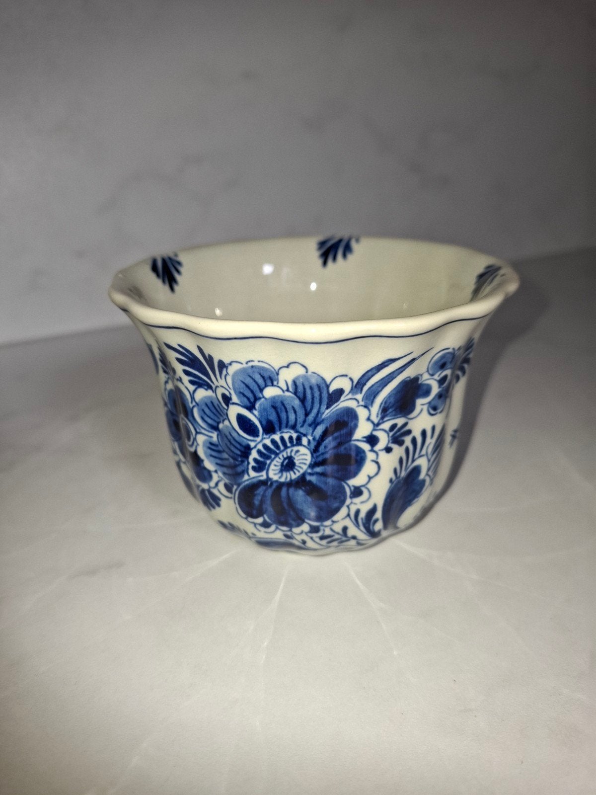 kleine Delftsblauw bloempotje, Ophalen of Verzenden