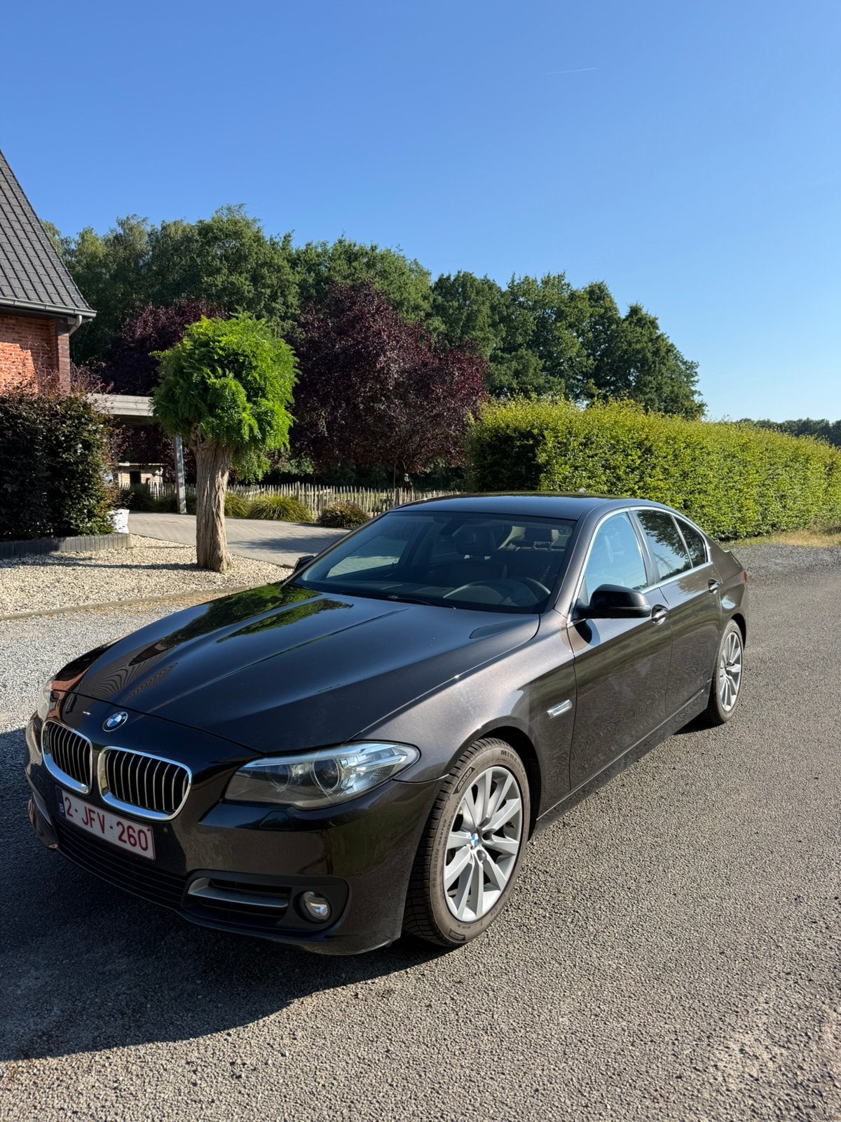 Bmw 520d automaat met Carplay!, Auto's, BMW, Automaat, Euro 6, Bruin, Leder