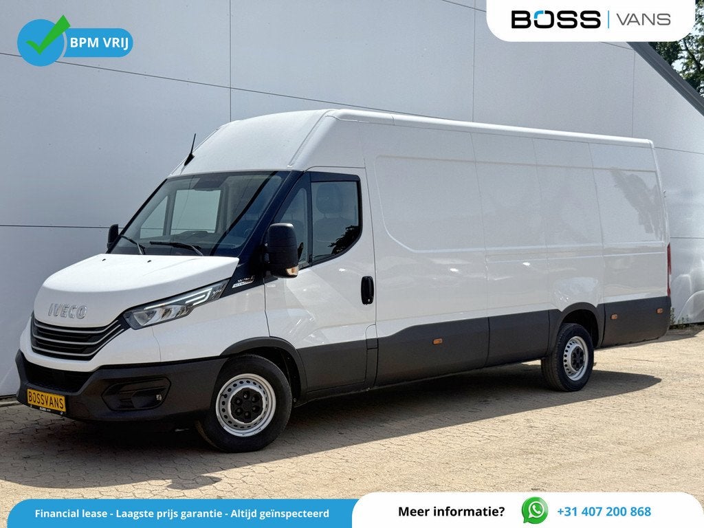 Iveco Daily 35S18 3.0 Automaat L4H2 LED Climate Control Crui, Auto's, Automaat, Gebruikt, Zwart, 4 cilinders
