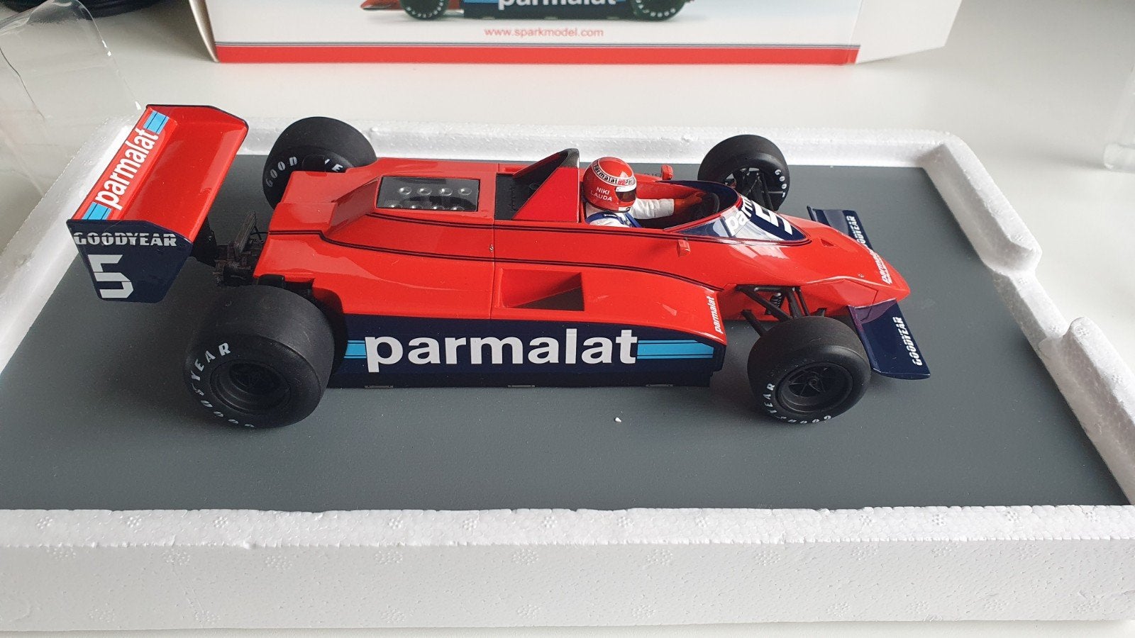 Spark 1/18 Brabham BT49 Lauda, Hobby en Vrije tijd, Modelauto's | 1:18, Ophalen of Verzenden, Nieuw, Auto, Overige merken
