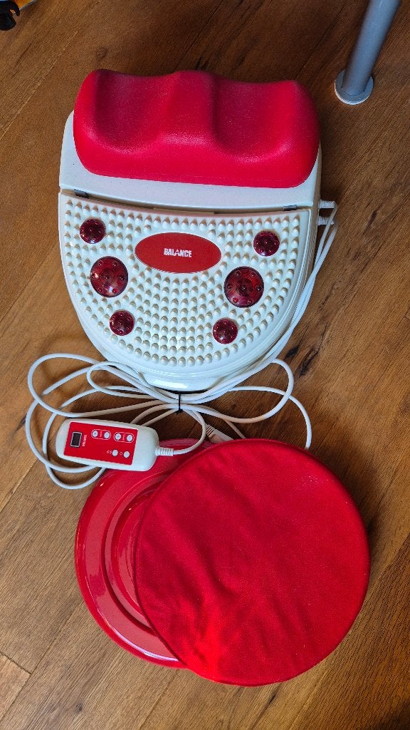 Massageapparaat voor voeten, benen en bekken., Sport en Fitness, Massageproducten, Ophalen, Gebruikt, Apparaat