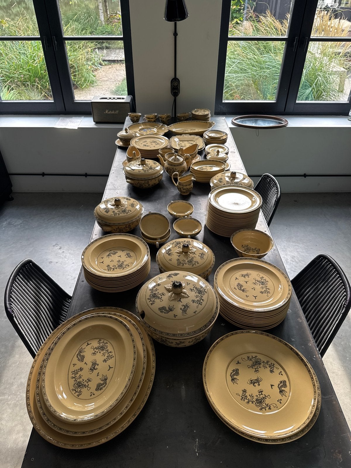 Wedgwood Blundell - Zeldzaam en Compleet Servies (100+ delig, Antiek en Kunst, Ophalen of Verzenden