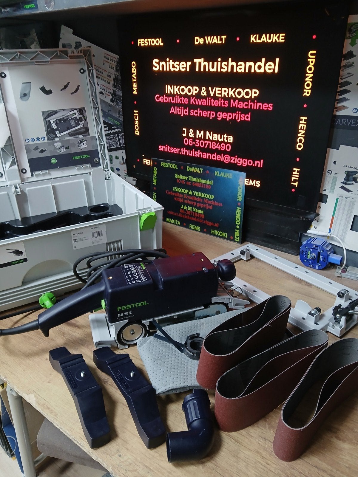 Festool Bandschuurmachine., -, Bandschuurmachine, -, 600 tot 1200 watt