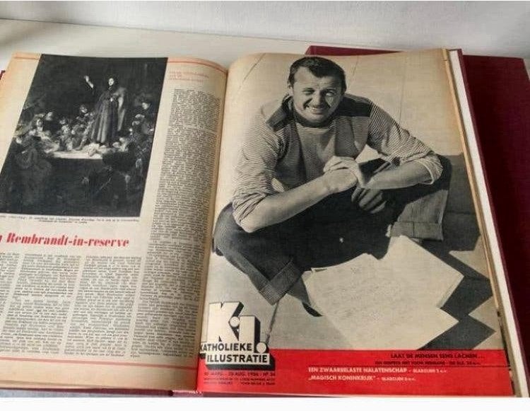 Toon Hermans- KATHOLIEKE ILLUSTRATIE-geb. Sept-december 1956, Antiek en Kunst, Ophalen of Verzenden