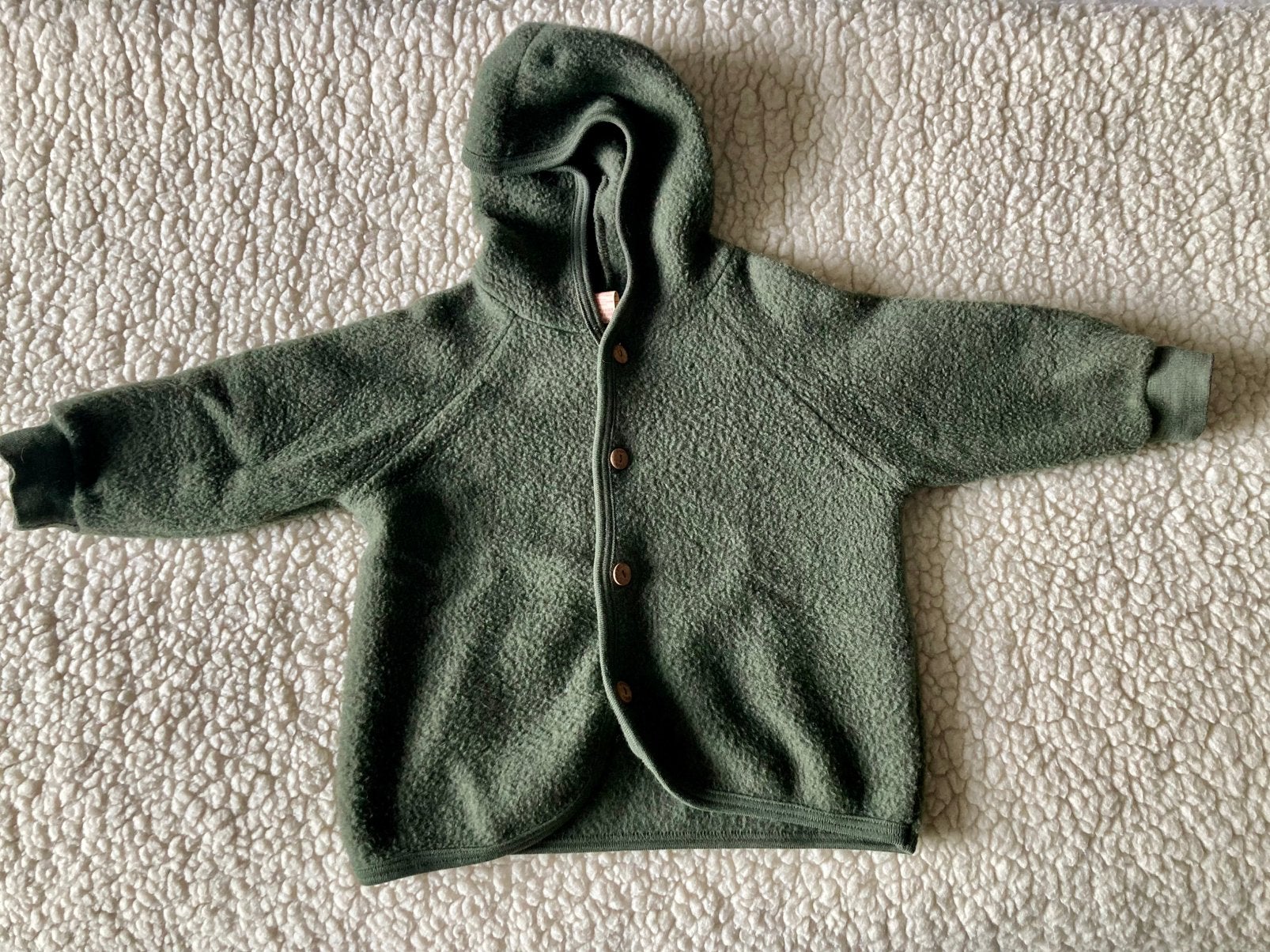 Engel Natur wol-fleece jasje maat 86/92, Kinderen en Baby's, Ophalen of Verzenden, Zo goed als nieuw, Jongetje of Meisje, Jasje