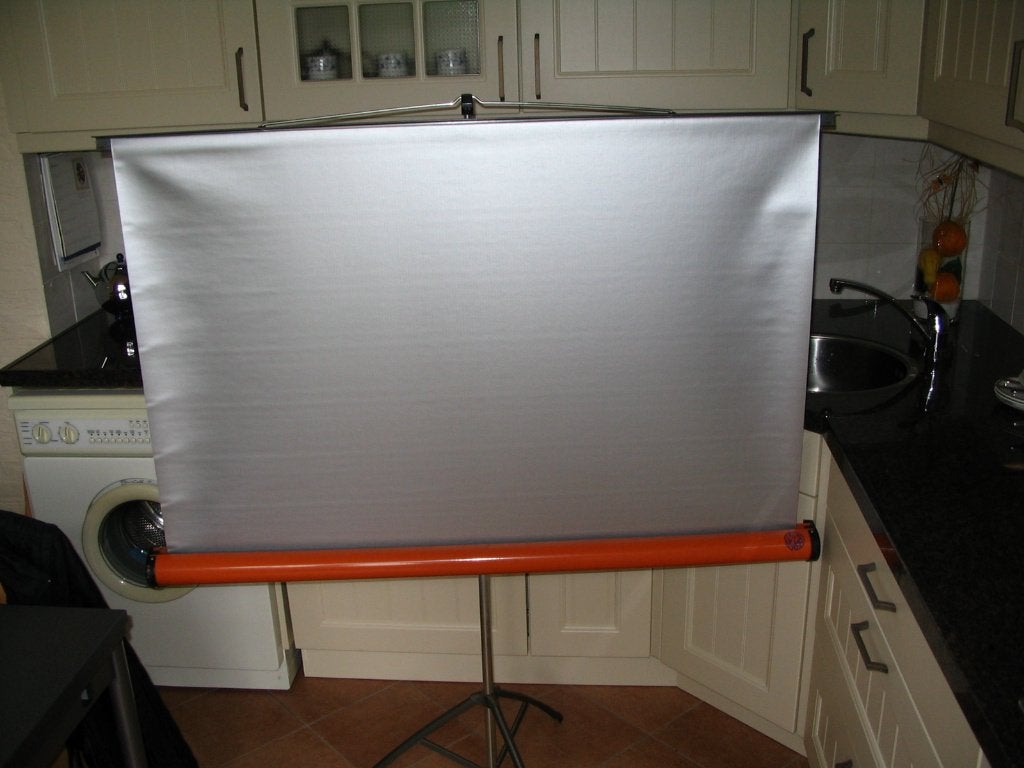 Projectie Scherm, Audio, Tv en Foto, Projectieschermen, Ophalen, Handmatig, Zo goed als nieuw