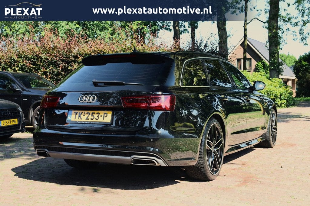 Audi A6 Avant 1.8 TFSI ultra Advance Sport Aut. | 3x S-Line, Leder en Stof, Zwart, Origineel Nederlands, Automatische klimaatregeling