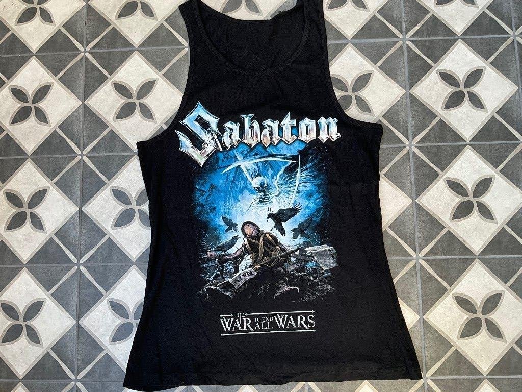"The War To End All Wars" Tanktop zwart van Sabaton Maat M, Nieuw, Ophalen of Verzenden, REGINA, "The War To End All Wars" Tanktop zwart van Sabaton Maat M
