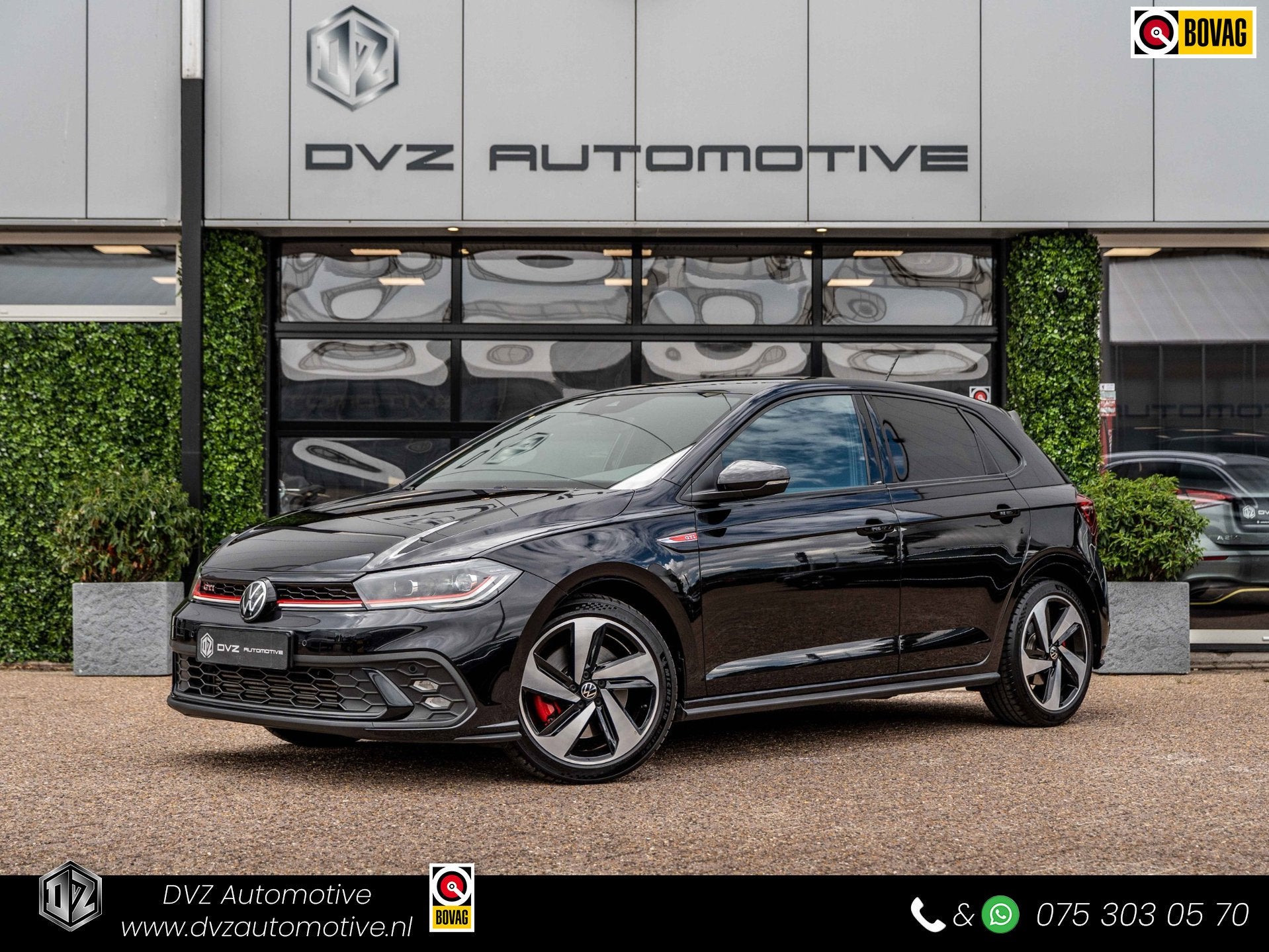 Volkswagen Polo 2.0 TSI 207PK DSG GTI | IQ Light | LED Mistl, Auto's, Gebruikt, 4 cilinders, Zwart, Origineel Nederlands