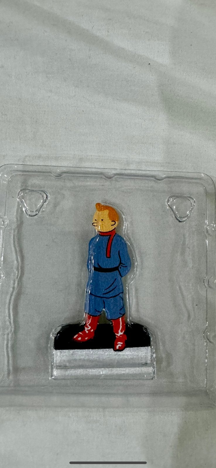 Kuifje figuurtje tin. Nieuw in de blister, Ophalen of Verzenden, Kuifje, Zo goed als nieuw, Beeldje of Figuurtje
