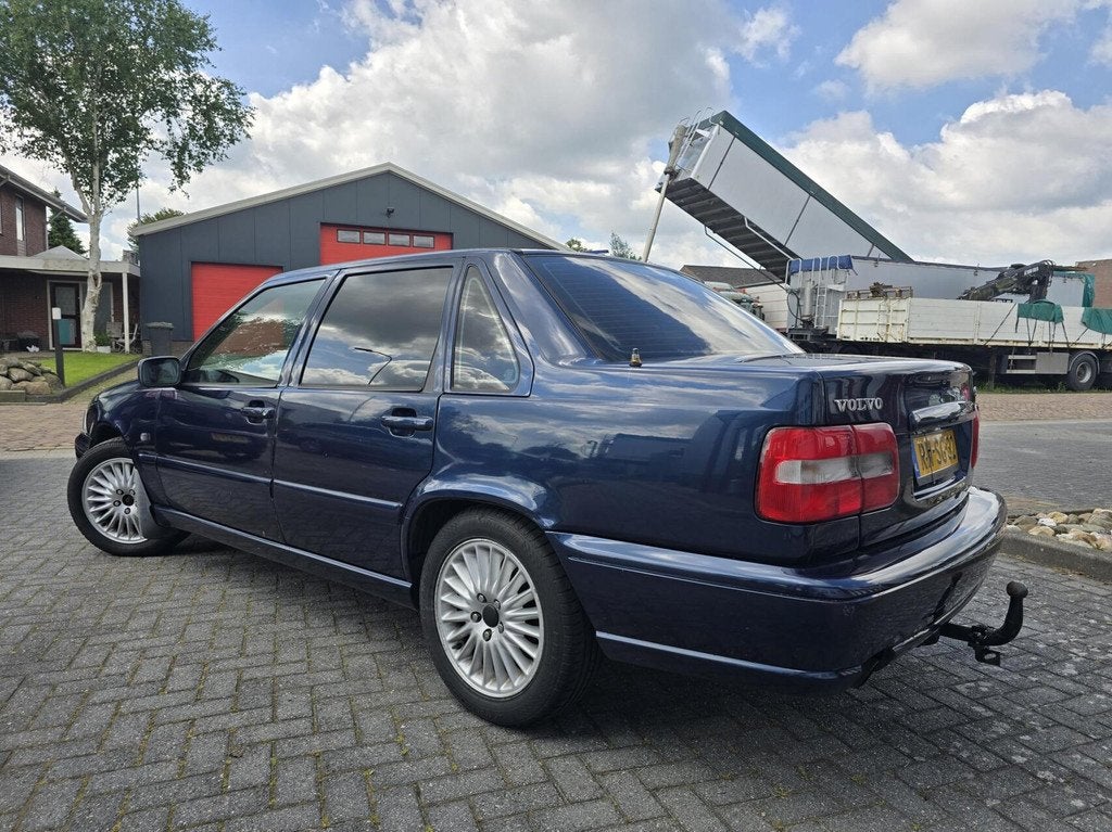 Volvo S70 2.5 Exclusive-Line Airco, Trekhaak, LMV, Bluetooth, Gebruikt, Beige, Blauw, Leder en Stof