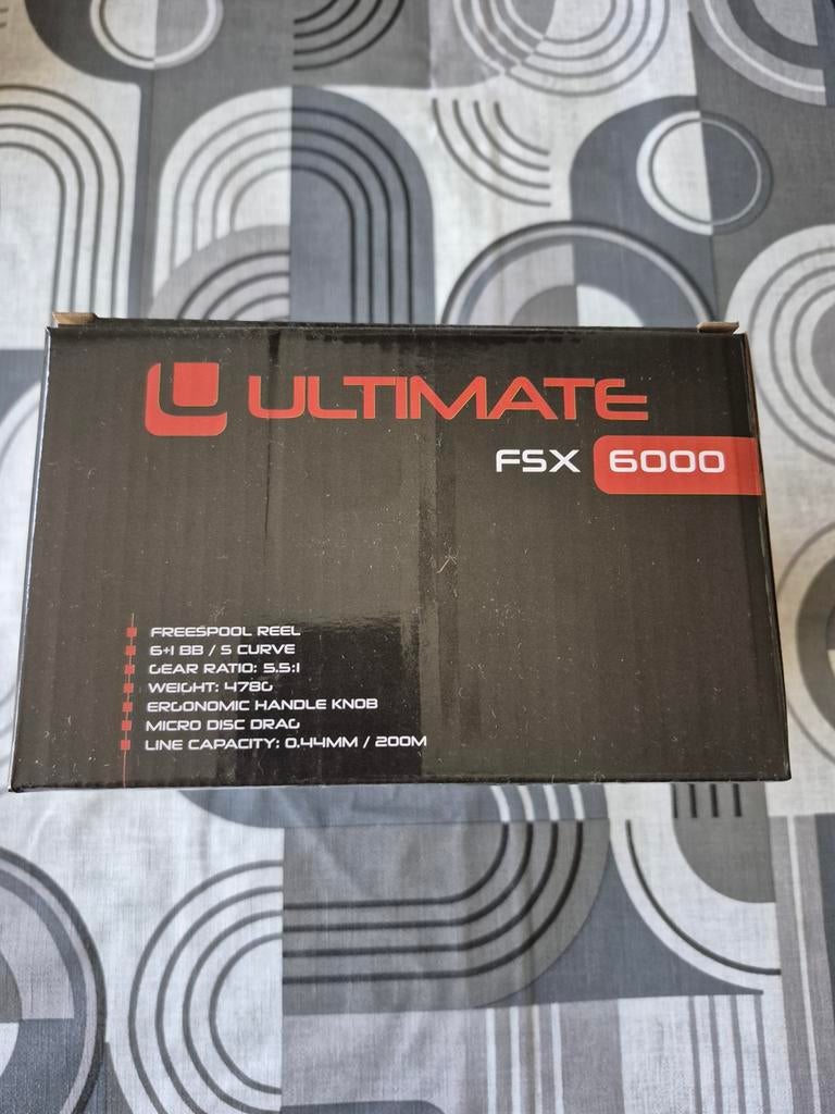 Ultimate FSX 6000 Freespool Reel - Nieuw in doos, Ophalen of Verzenden, Nieuw, Molen