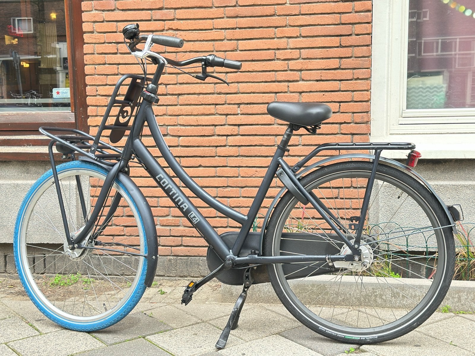 Cortina U4 Transportfiets - 7 versnellingen, stevig en elega, Gebruikt, 50 tot 53 cm, Schijfrem, Ophalen