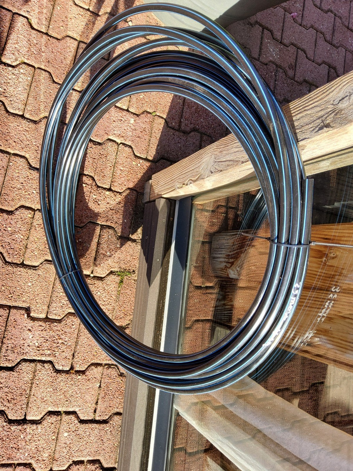 Zwarte PVC buis - Rechte buis - Nieuw, Pvc, 6 meter of meer, Nieuw, Ophalen of Verzenden