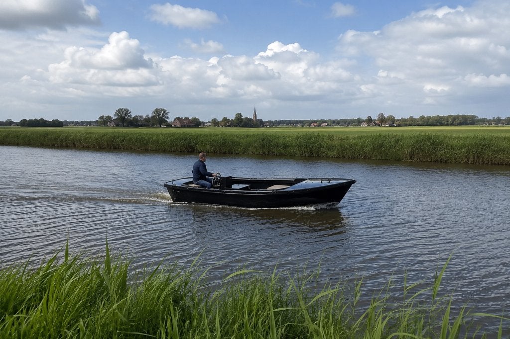 Sloep - oliegesmeerde schroefas - Pythondrive - trailer, Watersport en Boten, Ophalen, Gebruikt, Binnenboordmotor, Diesel
