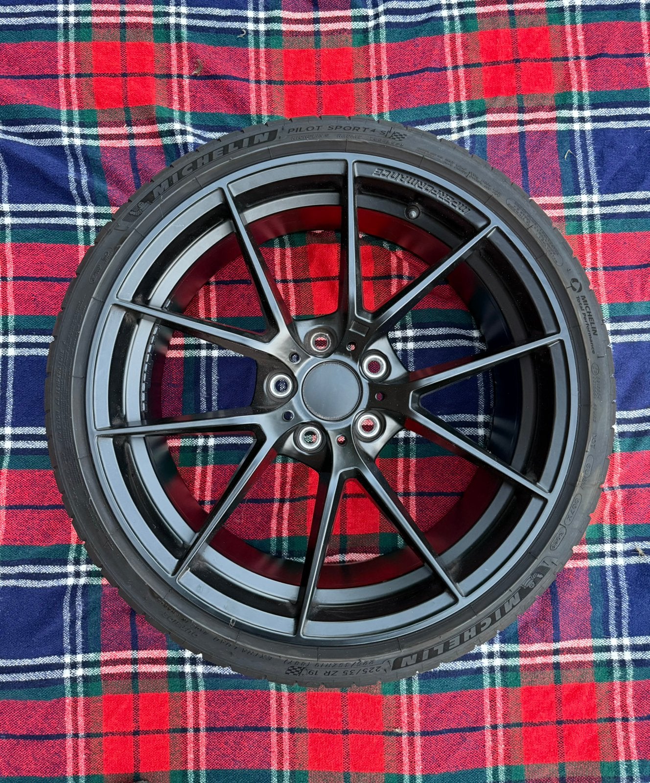 19 inch BMW M Performance replica velgen met Michelin PS4S, Ophalen