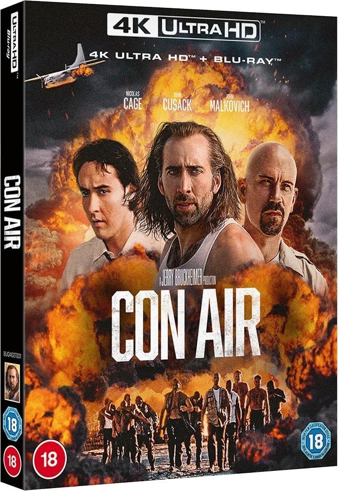 Con Air 4K UHD/Ultra HD Blu-Ray UK IMDb 7.1 (Seal) PRE-ORDER, Cd's en Dvd's, Vanaf 18 jaar, Engels, Film, Engels