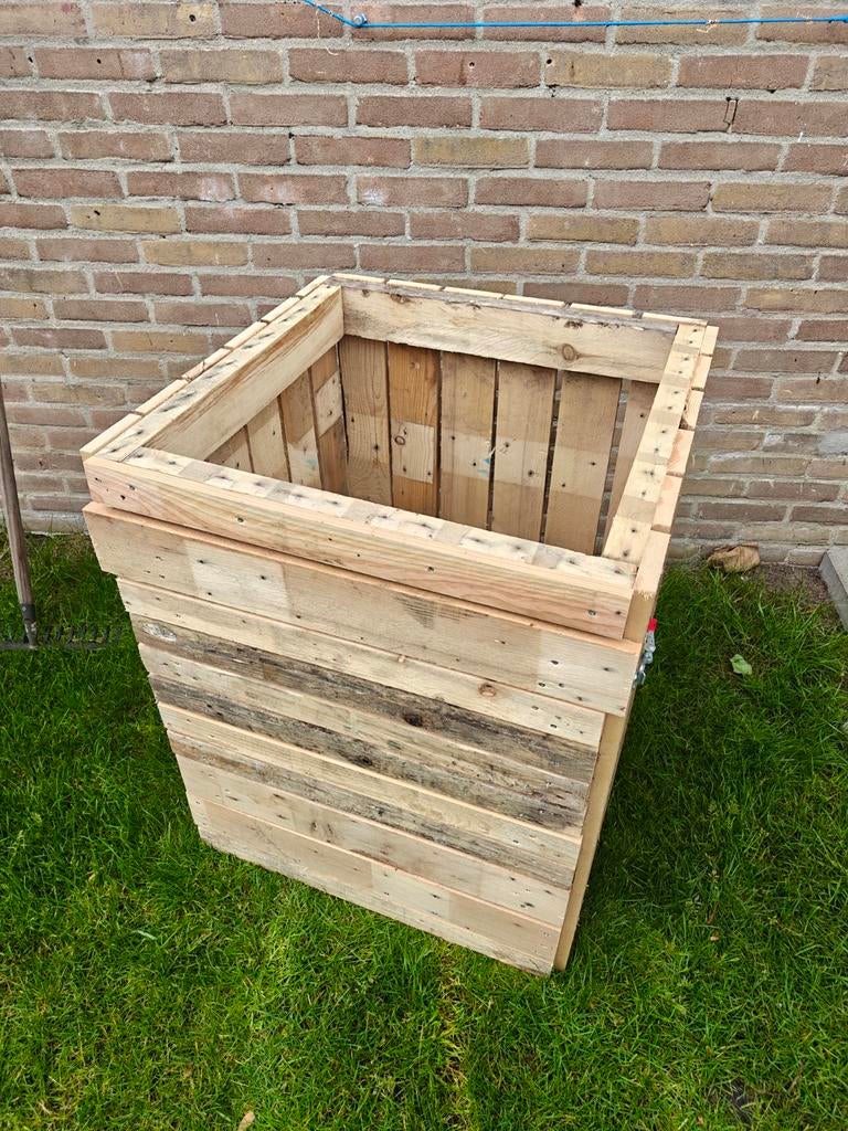 Stevige houten compostbak 300 liter, Ophalen, Nieuw, Hout