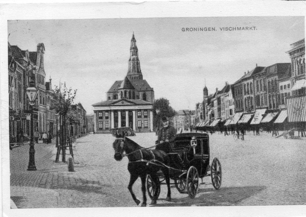 Groningen  Vismarkt, Ophalen of Verzenden, 1960 tot 1980, Gelopen, Groningen