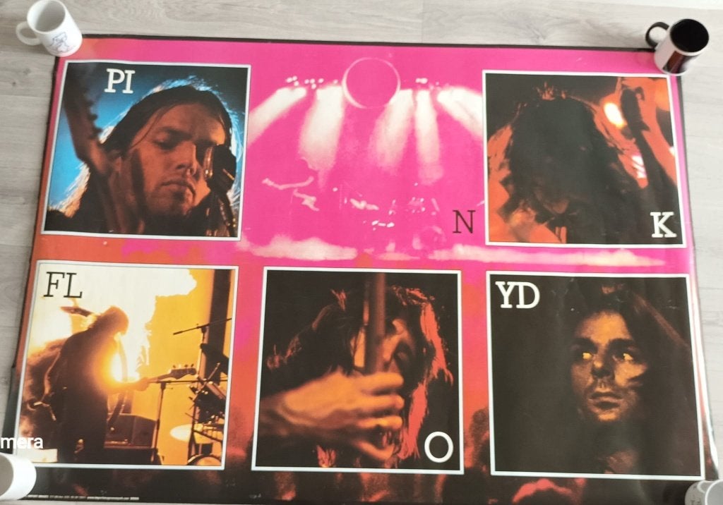 Pink Floyd Mega poster, Gebruikt, Deurposter of groter, Rechthoekig Liggend, Ophalen of Verzenden