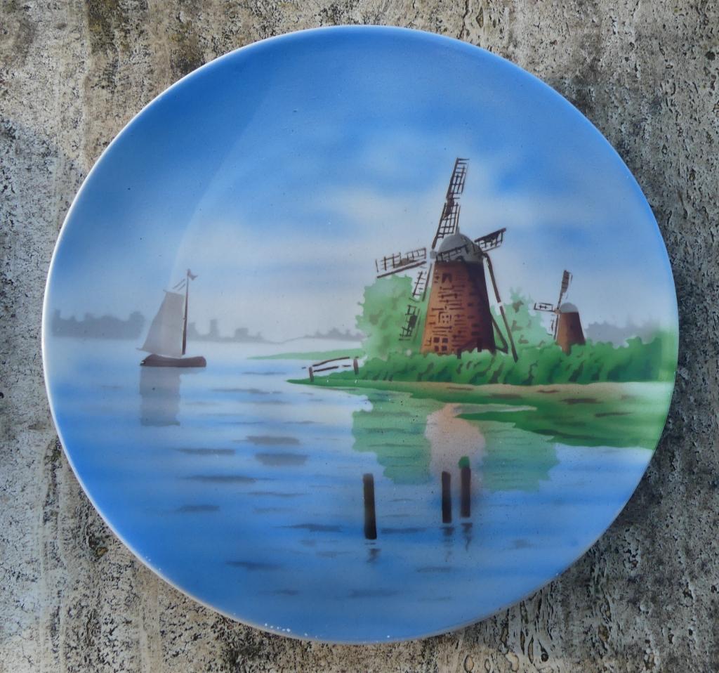 2 x Wandbord / Wandborden Société Céramique Zaanse Schans, Ophalen of Verzenden