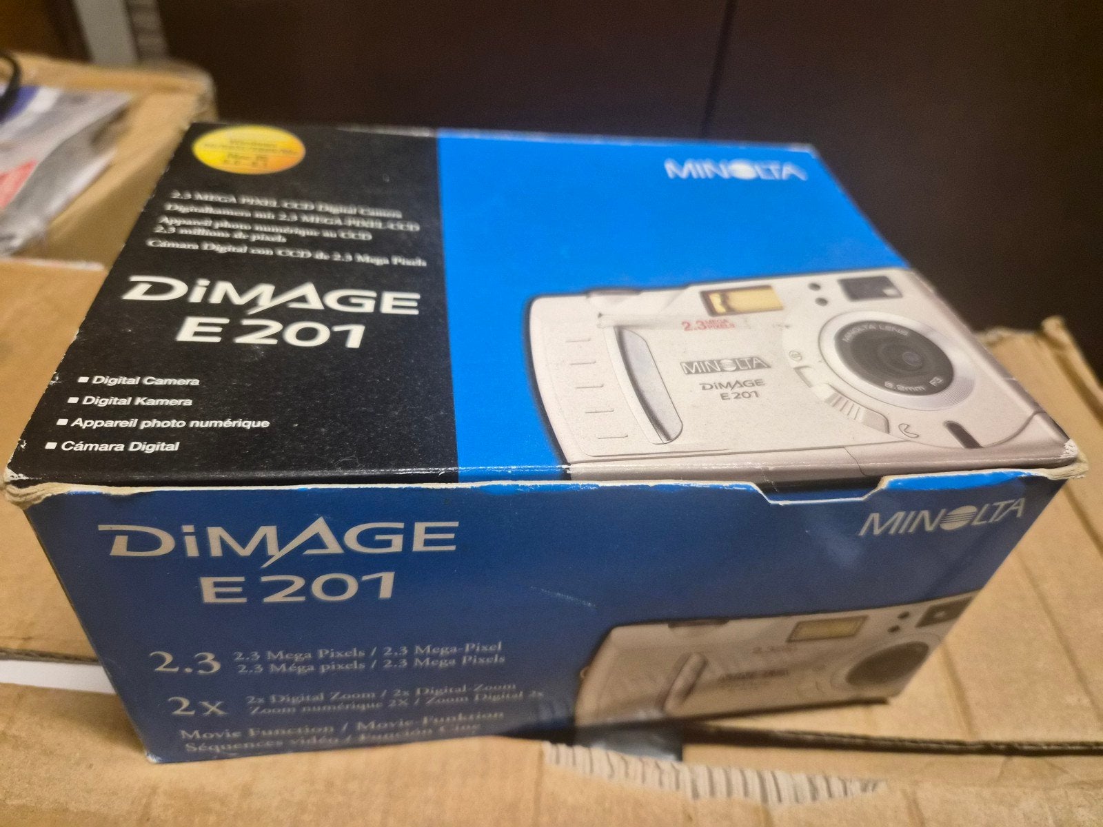 Minolta DiMAGE E201 Digitale Camera - Compact en Compleet, Ophalen of Verzenden