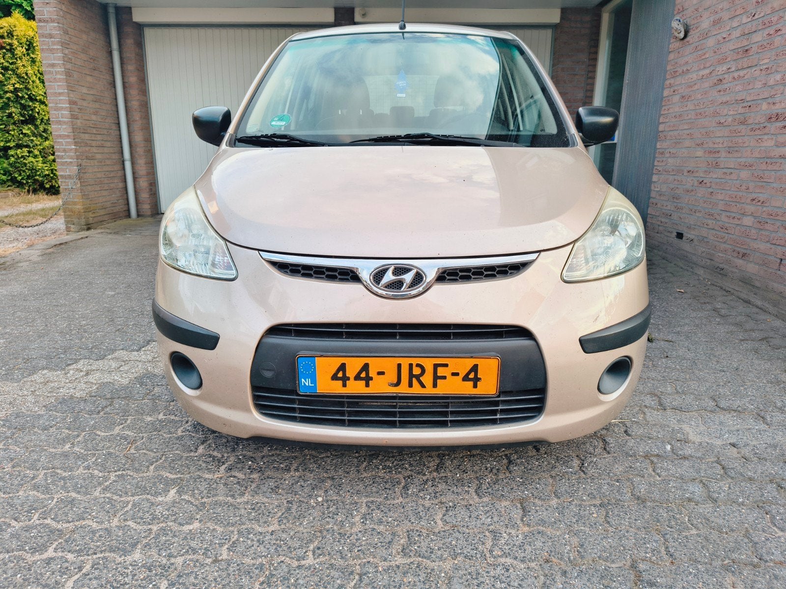 Hyundai i10 1.1 I 5DR 2009 Beige, Auto's, Voorwielaandrijving, 4 cilinders, 400 kg, Beige