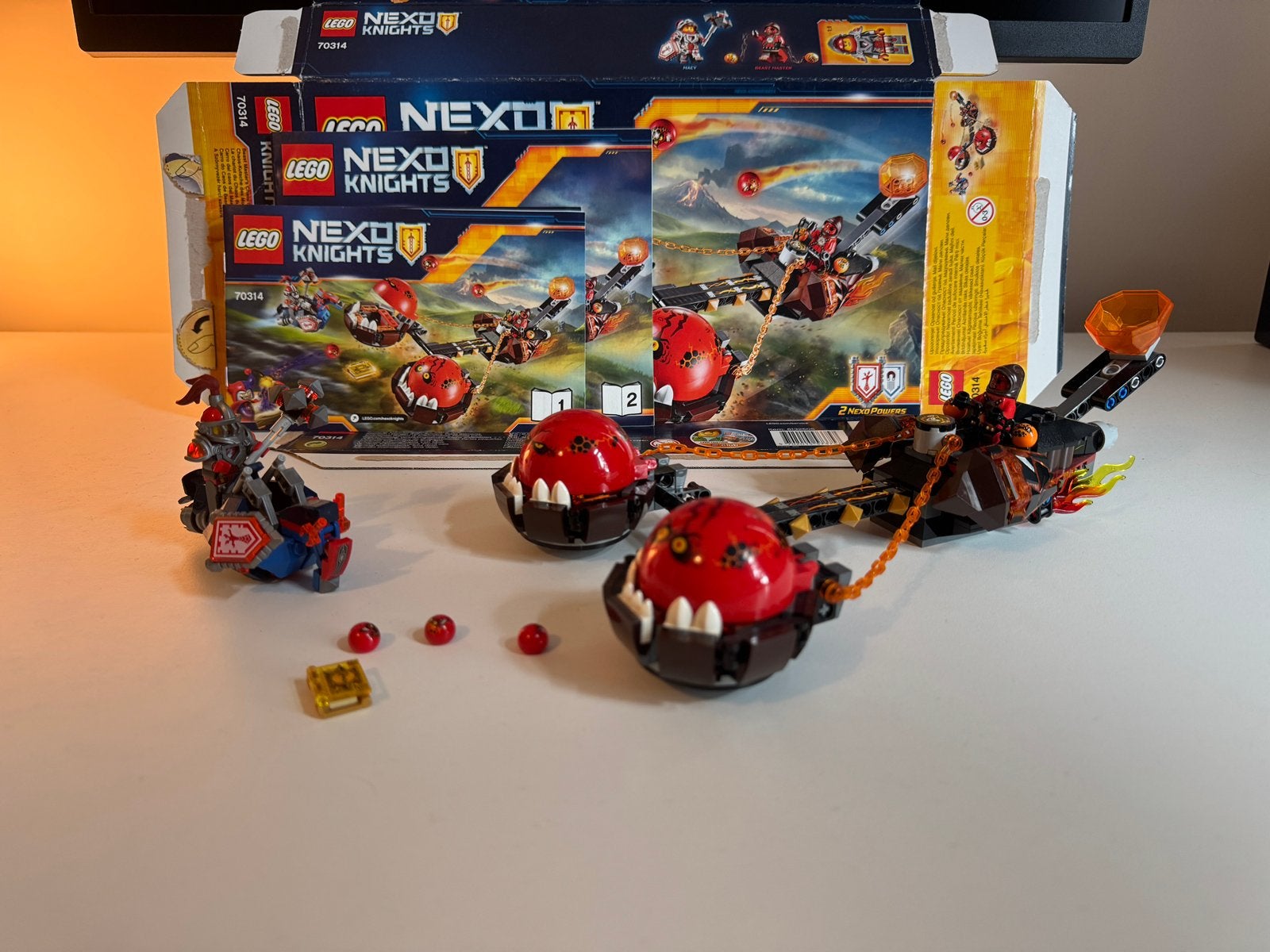 Lego Nexo Knights, 70314 Master’s Chaos Chariot, Kinderen en Baby's, Inclusief instructies, Overige thema's, Lego, Ophalen of Verzenden