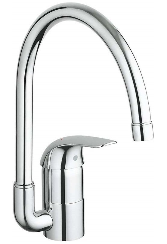 Grohe Euroeco 3275200 keukenmengkraan met hoge uitloop kraan, Ophalen of Verzenden, Nieuw, Chroom, Kraan