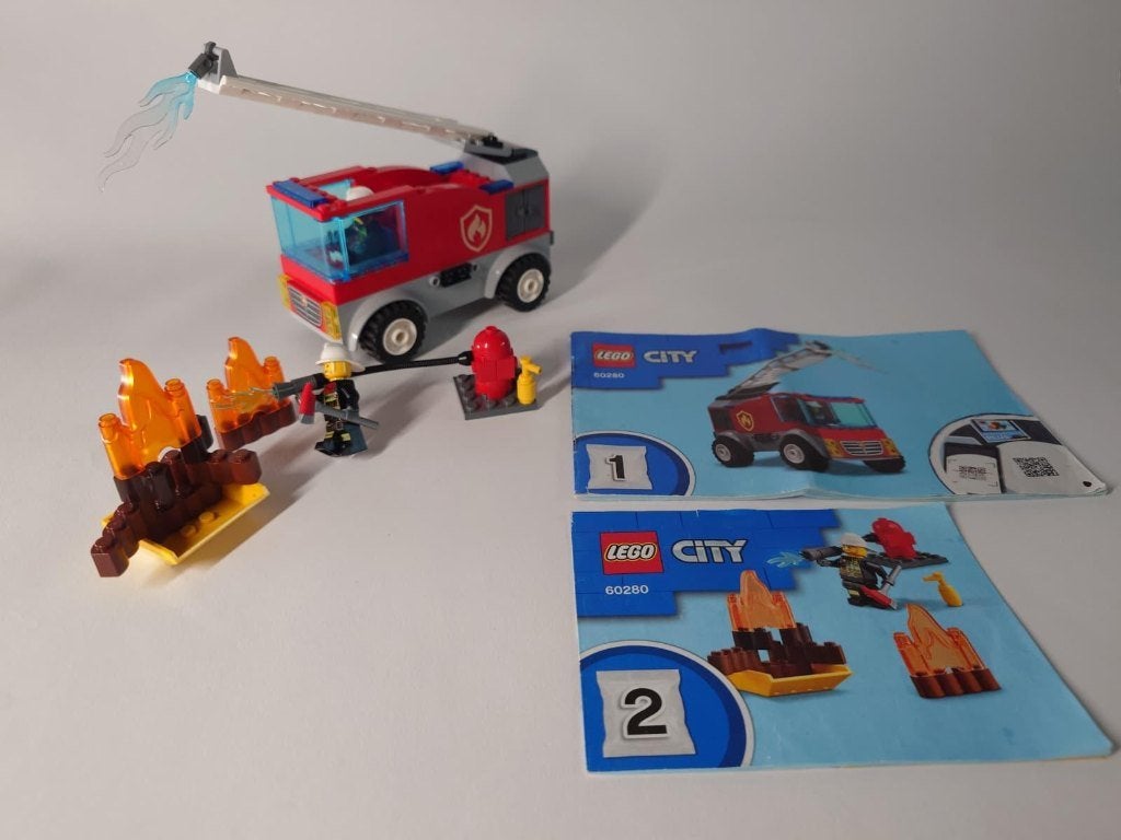 LEGO City Ladderwagen 60280, City, Lego, Ophalen of Verzenden, Zo goed als nieuw