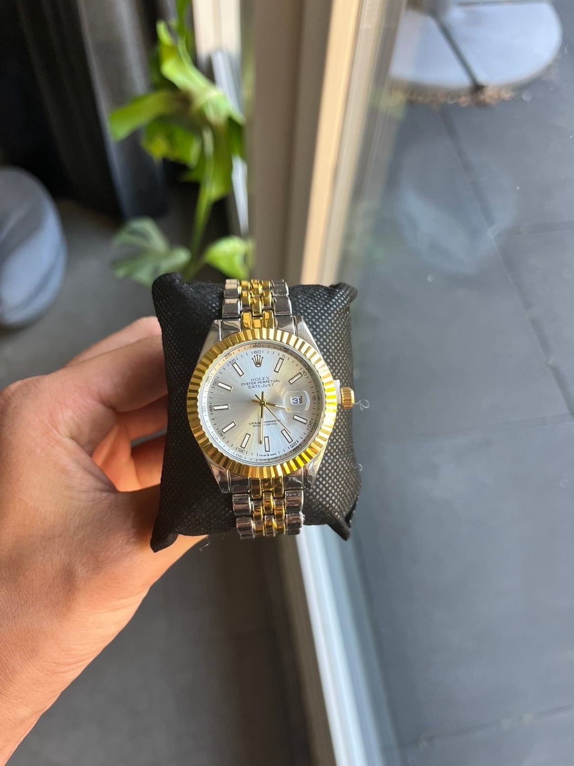 Rolex Datejust Polshorloge - Zilver en Goud, Sieraden, Tassen en Uiterlijk, Horloges | Dames, Polshorloge, Ophalen of Verzenden