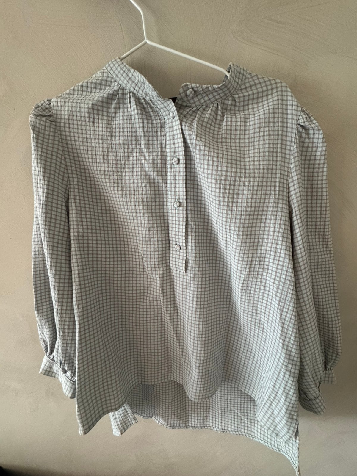 Blouse PEPPERCORN maat M, Ophalen, Gedragen, Maat 38/40 (M), Blauw