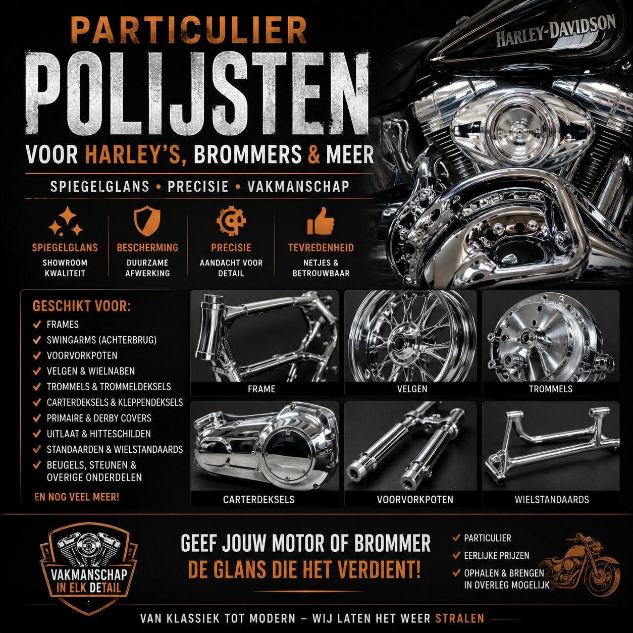 Onderdelen laten polijsten?, Ophalen, Gereviseerd