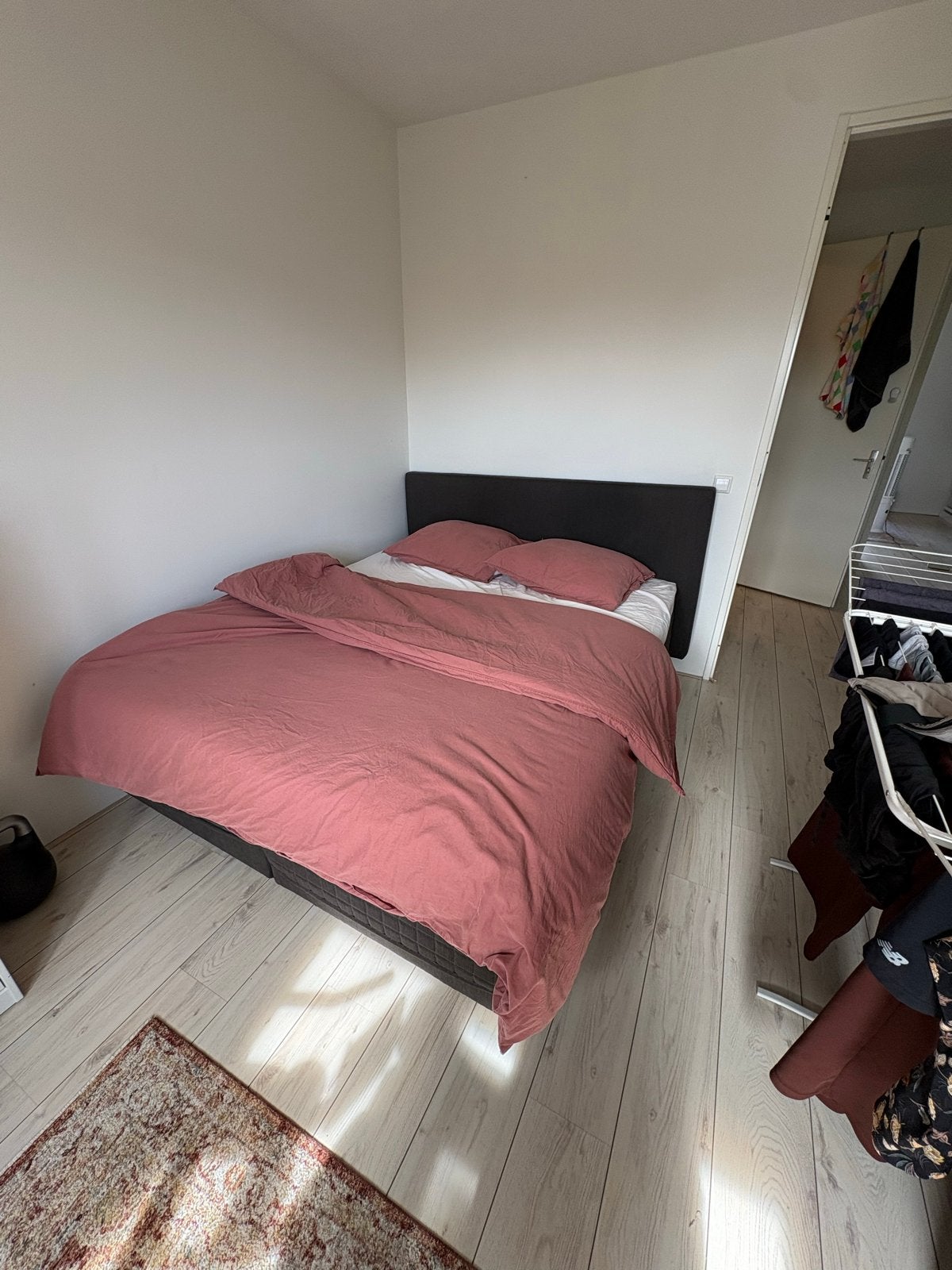 Swiss Sense Boxspring 160x200 compleet - incl. topper, Ophalen, Tweepersoons, Zo goed als nieuw, 200 cm