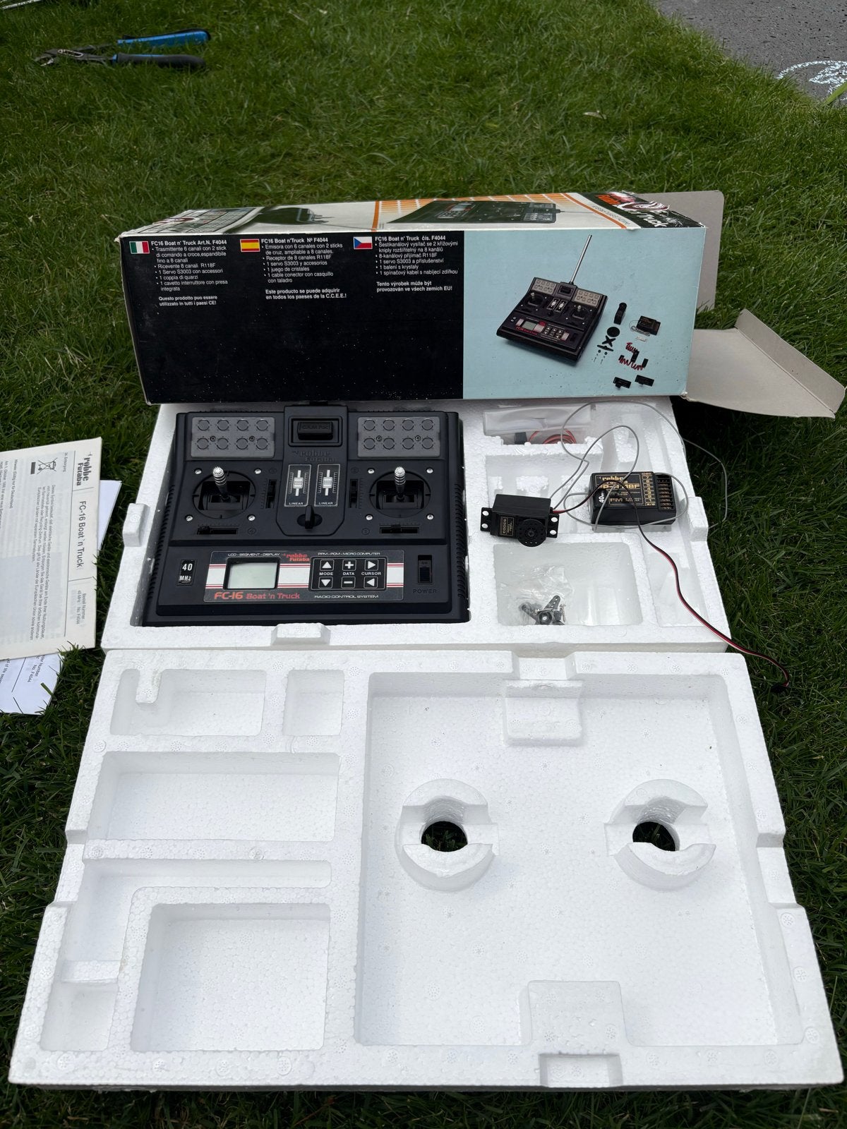 Futaba FC-16 Boat n Truck ontvanger - RC zender set, Gebruikt, Ophalen, Overige merken, Groter dan 1:32